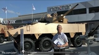 IDEX 2015 – Nexter VBCI’s 40mm cased telescope armament system