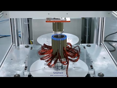 Vertical Coil Winding Machine multi strands wire winding