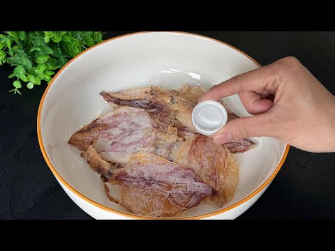 How to Rehydrate Dried Squid: Chef’s Secret for Triple Size! 乾したイカを戻す秘訣！30年のシェフが教える3倍に膨らませる方法！