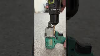 How to convert an angle grinder into a drill Electric wrench multifunctional conversion chuck