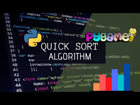 QuickSort Algorithm | Python Pygame | Sorting Algorithms Visualized