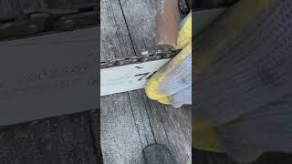 Filing Rakers Sharpening chainsaw chain #diy #tools #howto #chainsaw