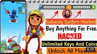 HOW TO A HACK SUBWAYS SUFFERS UNLIMITED FREE COIN AND KEYS