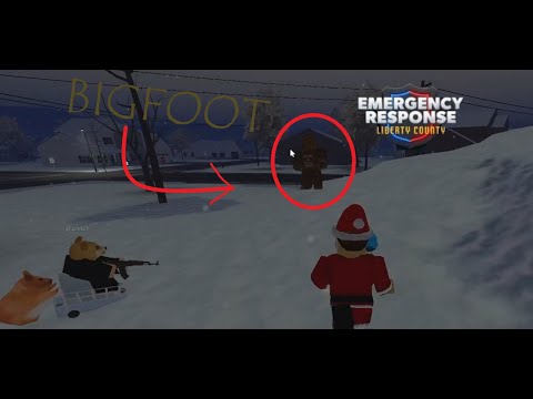 I FOUND BIGFOOT IN ROBLOX LIBERTY COUNTY!