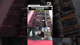 Massive weapons haul in Manipur: Forces seize rifles, carbines, explosives in joint crackdown
