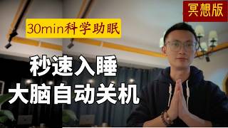 【拯救失眠】30分钟深度冥想：秒速入眠，大脑清空术，一觉到天亮！