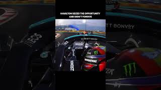 An unbelievable overtake came from Hamilton