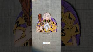 Guess the real hair of Master Roshi #shorts #drawing #anime #shorts #blingbangbangborn  #masterroshi