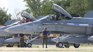 Canadian Commander CFE visit MK Air Base Romania