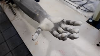 Thumb Motion - Artificial Muscles Robotic Arm
