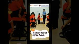Balloon Rocket STEM Activity | #shorts #STEM #school #education #fun