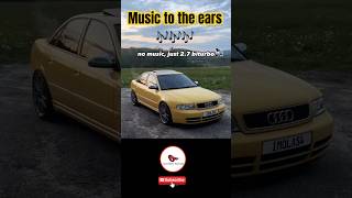 Yellow Audi S4 B5 Quattro: 2.7L BiTurbo Beast in Action! 🔥 #audi #biturbo #quattro #audis4 #beast