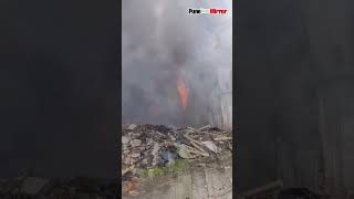 Fire Breaks Out at Tire Warehouse in Handewadi