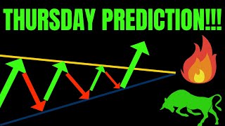 🔥 THURSDAY PREDICTION!!! SPY, NVDA, ES, QQQ, APPL, NVDA, AMZN, & TSLA PREDICTIONS! 🚀