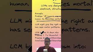 LLM vs LCM #llm #ml #ai