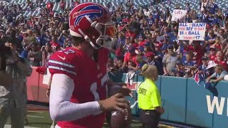 Bills fans flock to Highmark Stadium for the Return of the Blue & Red practice