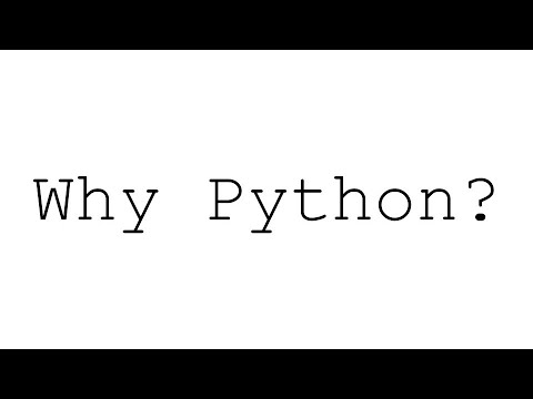 Why Python?