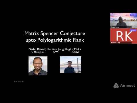 Resolving Matrix Spencer Conjecture Up to Poly-logarithmic Rank
