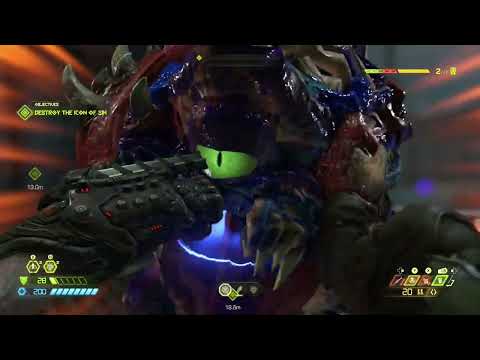 Trecho da missão Pecado final de DOOM Eternal