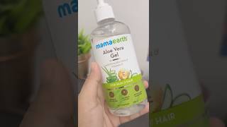 Mama earth aloevera gel #skincare #mamaearth #aloevera #aloeveragel #youtubeshorts #productreview
