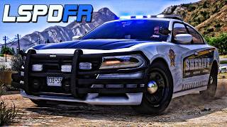 Playing GTA 5 As A POLICE OFFICER Sheriff | DALLAS | Ep 30|| GTA 5 Lspdfr Mod| 4K