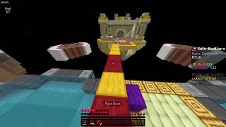 Cubecraft Bedwars Solos with voice :D