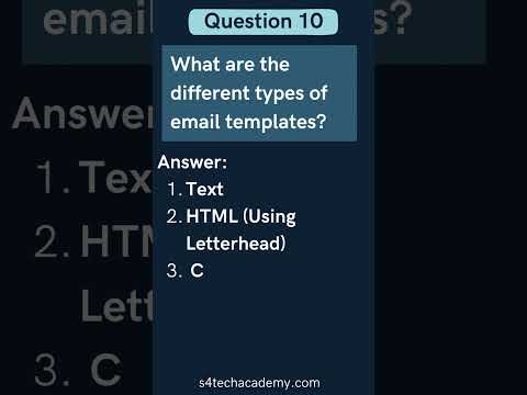 Question-10 Salesforce Admin