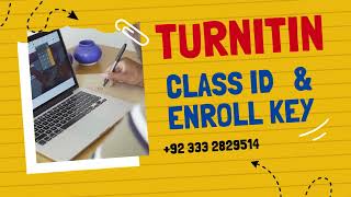 Turnitin Free Class ID & Key 100% working