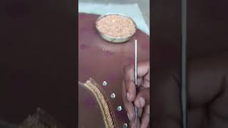 sugar beads in chain work #sugar #beads #chainwork #simplysukruthavibes