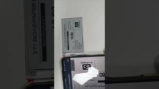3.7 inch ePaper with NFC driving on Android APP from Good Display