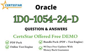 1D0-1054-24-D Sample Questions | Oracle Financials Cloud 2024 Exam Preparation