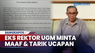 Eks Rektor UGM Mendadak Tarik Ucapannya & Minta Maaf, Sempat Koar-koar soal Ijazah Jokowi Palsu