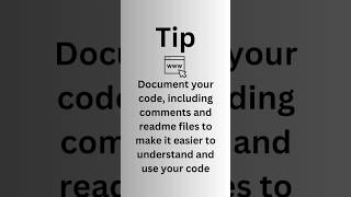 Web development tip. Document your code to make it easier to understand #shorts