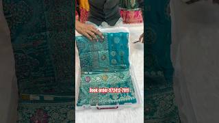 A very beautiful pure satin silk Sky colour Sarees #youtube #instagram #shorts #new #faishan #new ￼