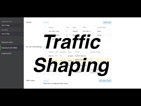 [HOW] to configure Traffic Shaping rules in Cisco Meraki Security Appliance MX