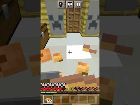 How to eat food in Minecraft PE | short#30 | #minecraft