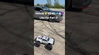 Dodge Challenger Hellcat VS RC Car