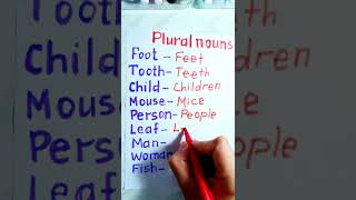 Plural nouns