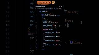 Color Changing Animation Effect with CSS, #coding #shorts #trending
