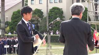 関西学院大学覇業交歓2019⑪山本悠樹(サッカー部)特別賞表彰