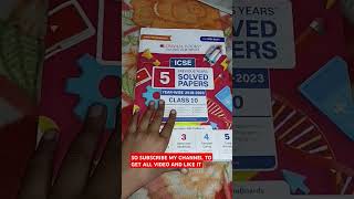 ICSE SOLVED PAPER OSWAAL  CLASS 10 FOR FREE 2024-25      #trending #oswaalbook #board #trendingshort
