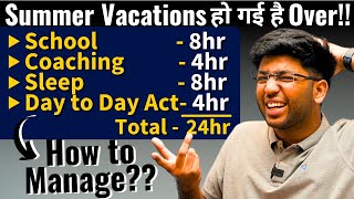 How to Manage School, Coaching and Self Study ?? | Must Watch