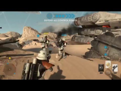 Star Wars Battlefront// Jakku Turning Point Gameplay