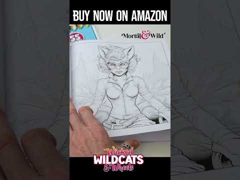 Wicked Wildcats Colouring Book