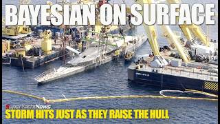Sailing Yacht Bayesian Exclusive Footage/More Info of Raising | SY News Rp489