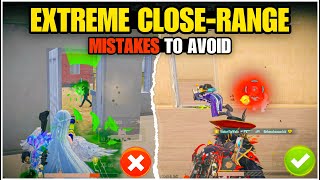 STOP MAKING THESE MISTAKES IN EXTREME CLOSE COMBAT FIGHTS IN BGMI❌BGMI TIPS/TRICKS | Mew2.