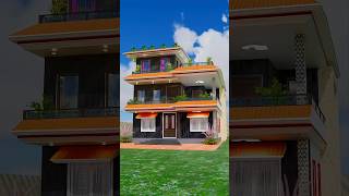 Modern Village House 🏡 Design  #elevation #frontelevation #house #housedesign #home #song #hindisong