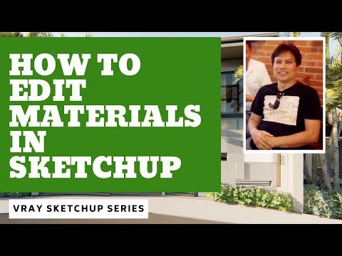 Sketchup Tutorial for Beginners: How to Edit Materials In Sketchup