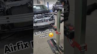 Airfix pulling tower #autotechnician #carrepairs #autorepair #autobody