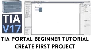 TIA portal tutorial - create a new project